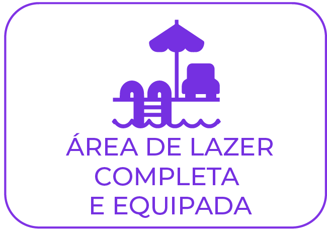 Área de lazer completa e equipada
