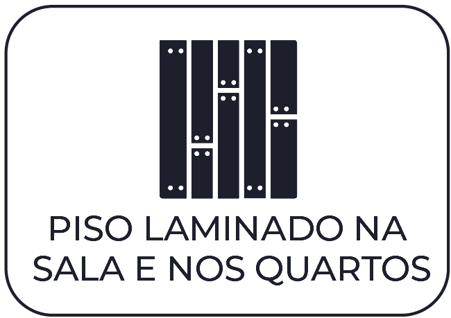 Piso Laminado - Sala e quartos