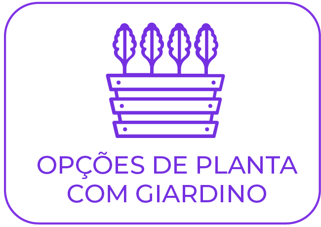 Opções de plantas com giardino