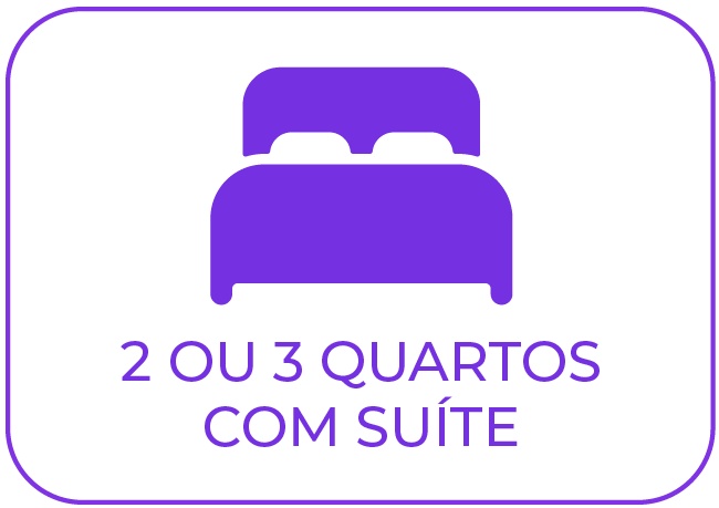 2 ou 3 quartos com suíte