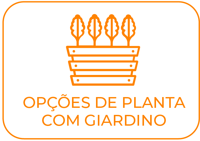 Opções de plantas com giardino